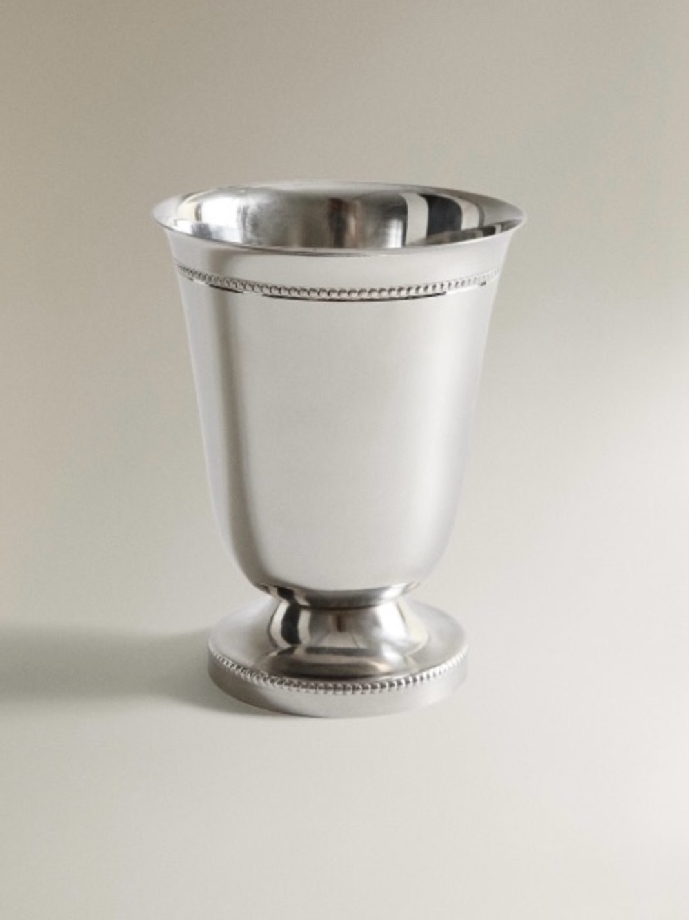 Zara Home Small Straight Steel Vase